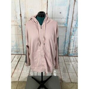 Calvin Klein Performance Women's Sleeve Logo Tape Full-Zip Front Hoodie Assorted